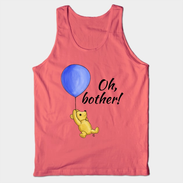 Oh, bother! - Winnie The Pooh and the balloon Tank Top by Alt World Studios